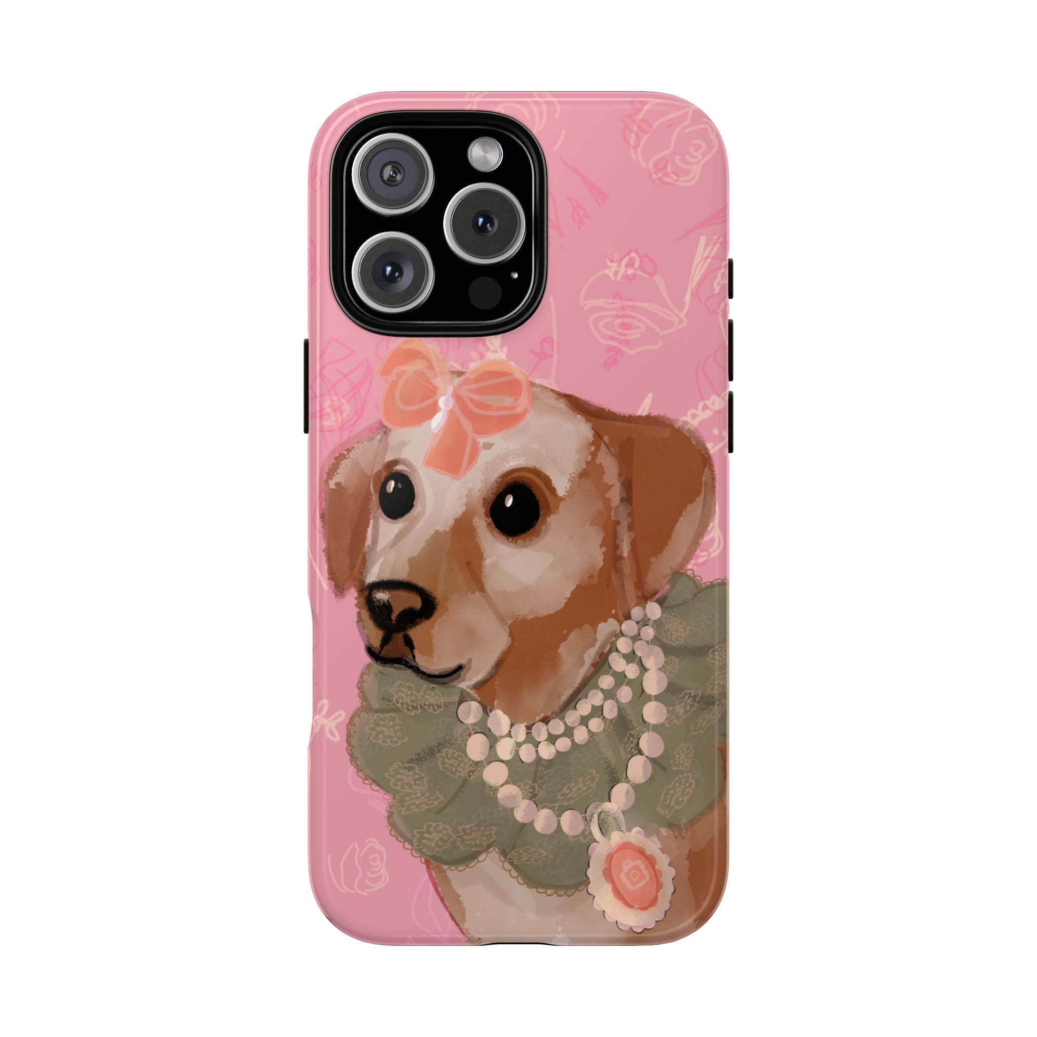 π Grande Dame Dog β Vintage Dog Portrait iPhone Case
