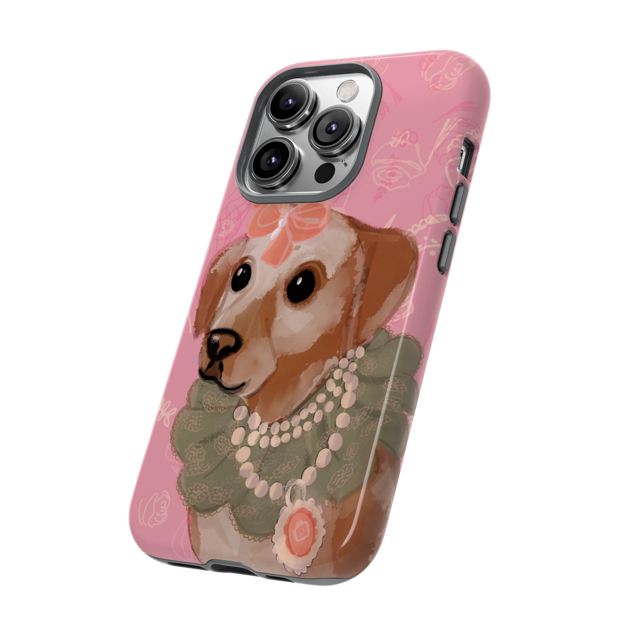 π Grande Dame Dog β Vintage Dog Portrait iPhone Case