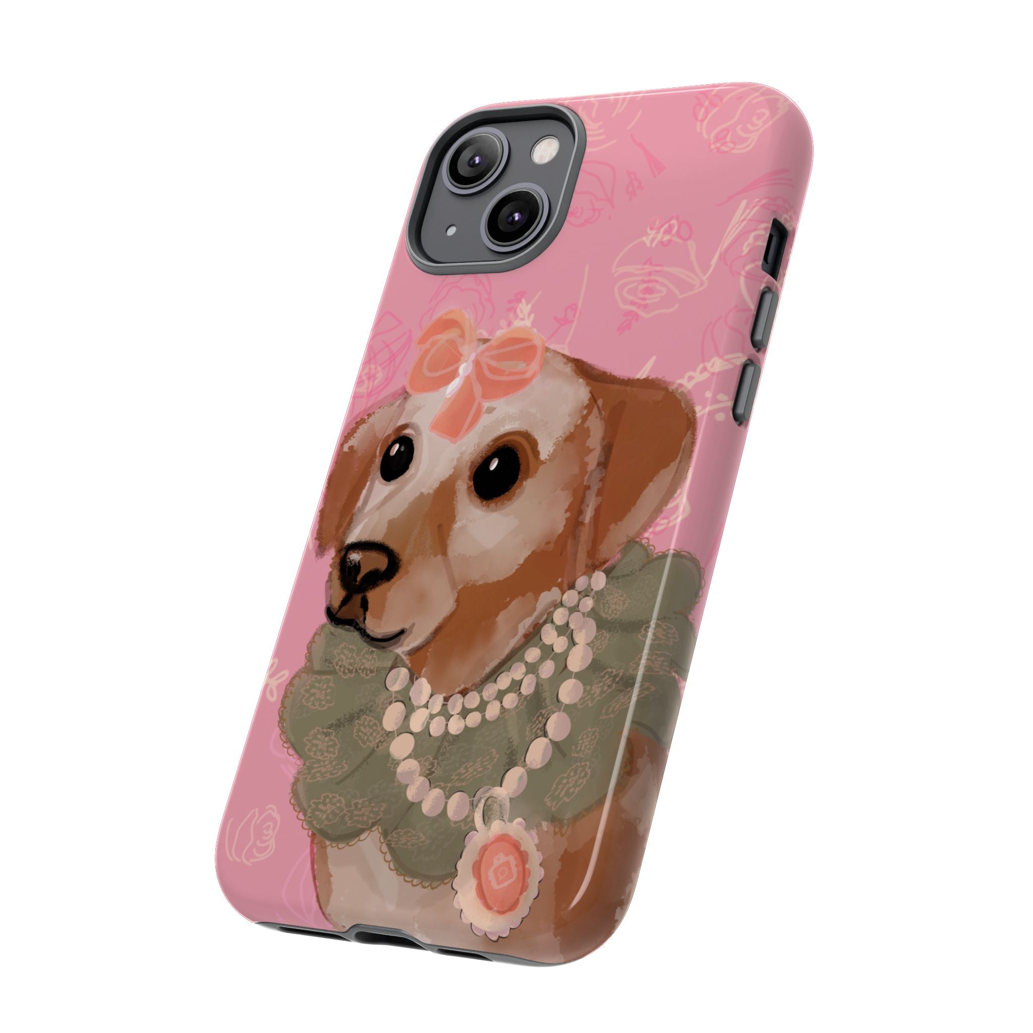 π Grande Dame Dog β Vintage Dog Portrait iPhone Case