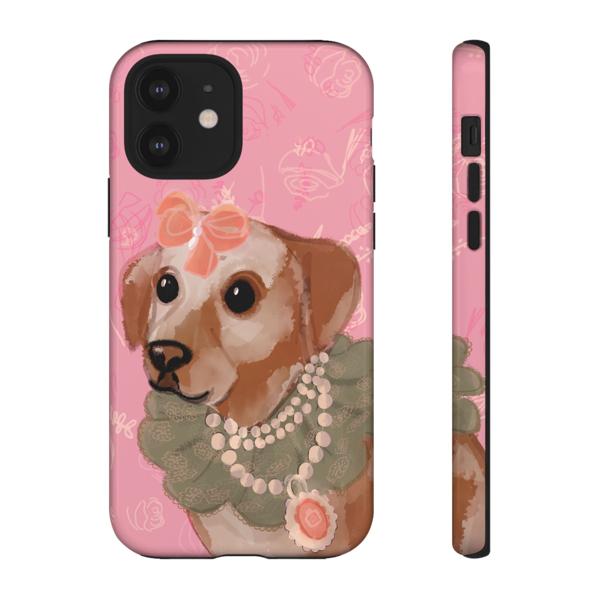 π Grande Dame Dog β Vintage Dog Portrait iPhone Case