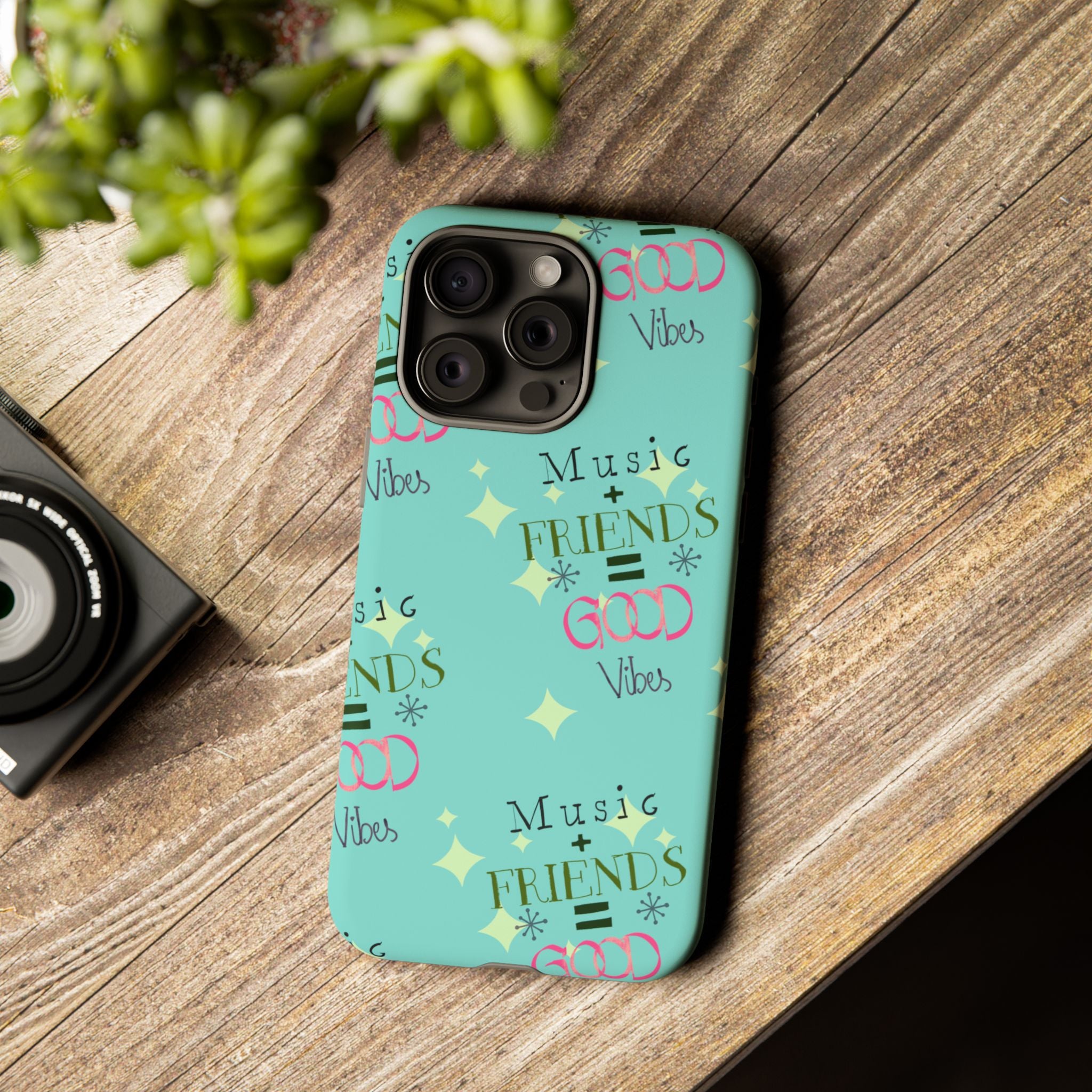 Good Vibes Case Mint Party