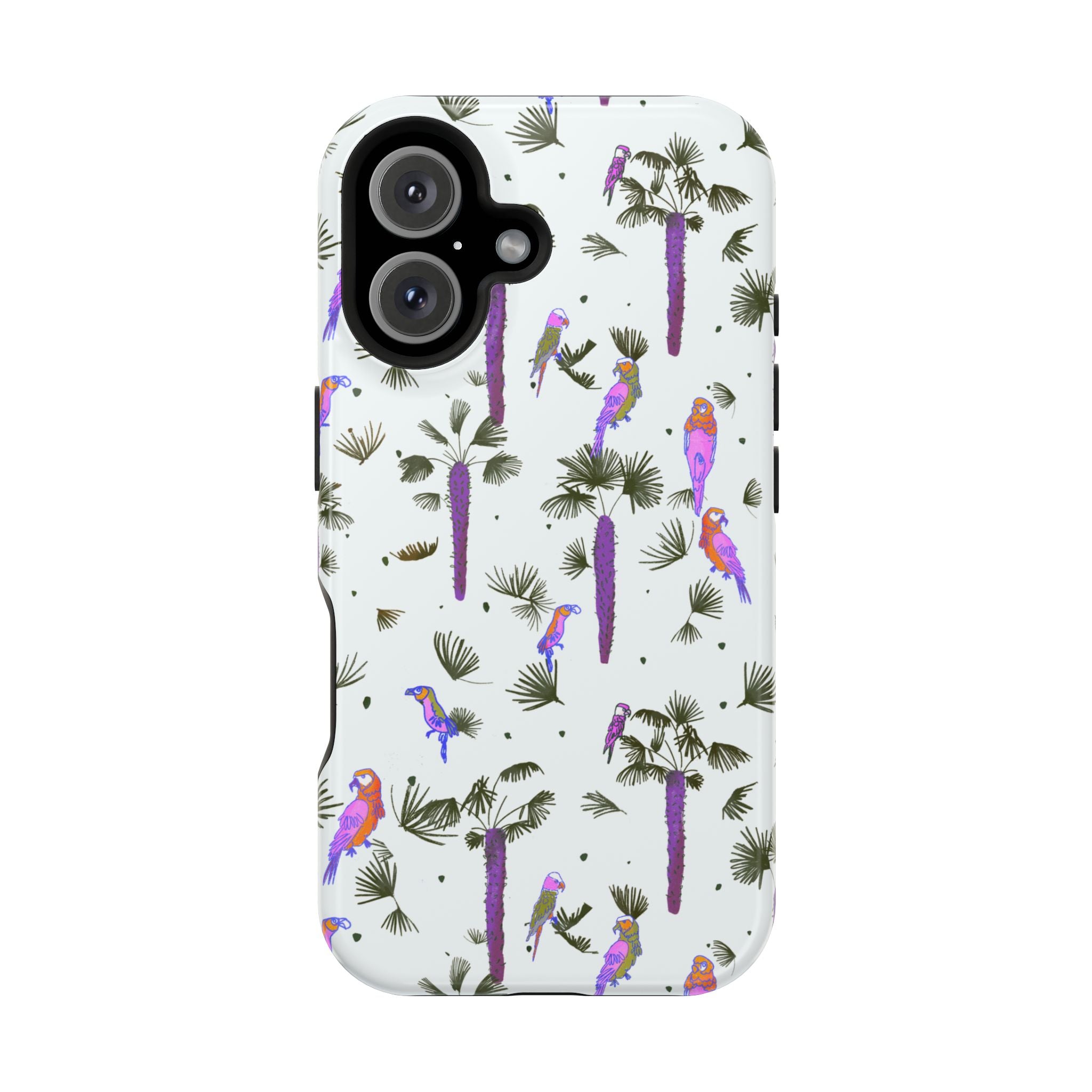 Tropical Paradise iPhone Case White