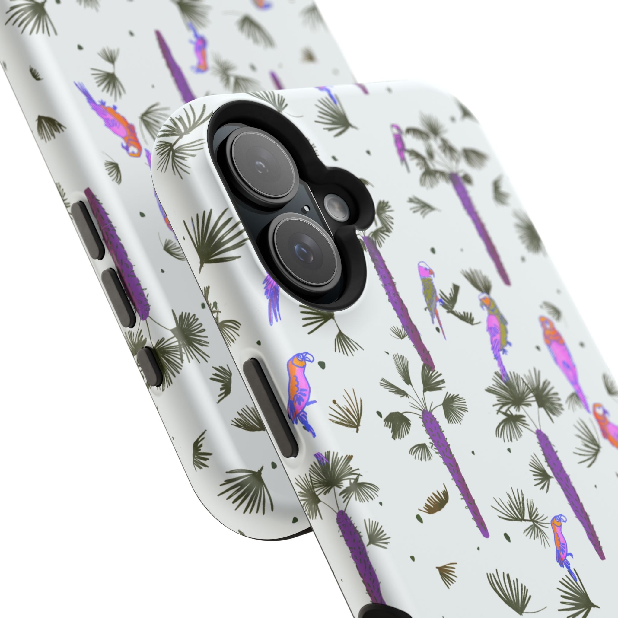 Tropical Paradise iPhone Case White