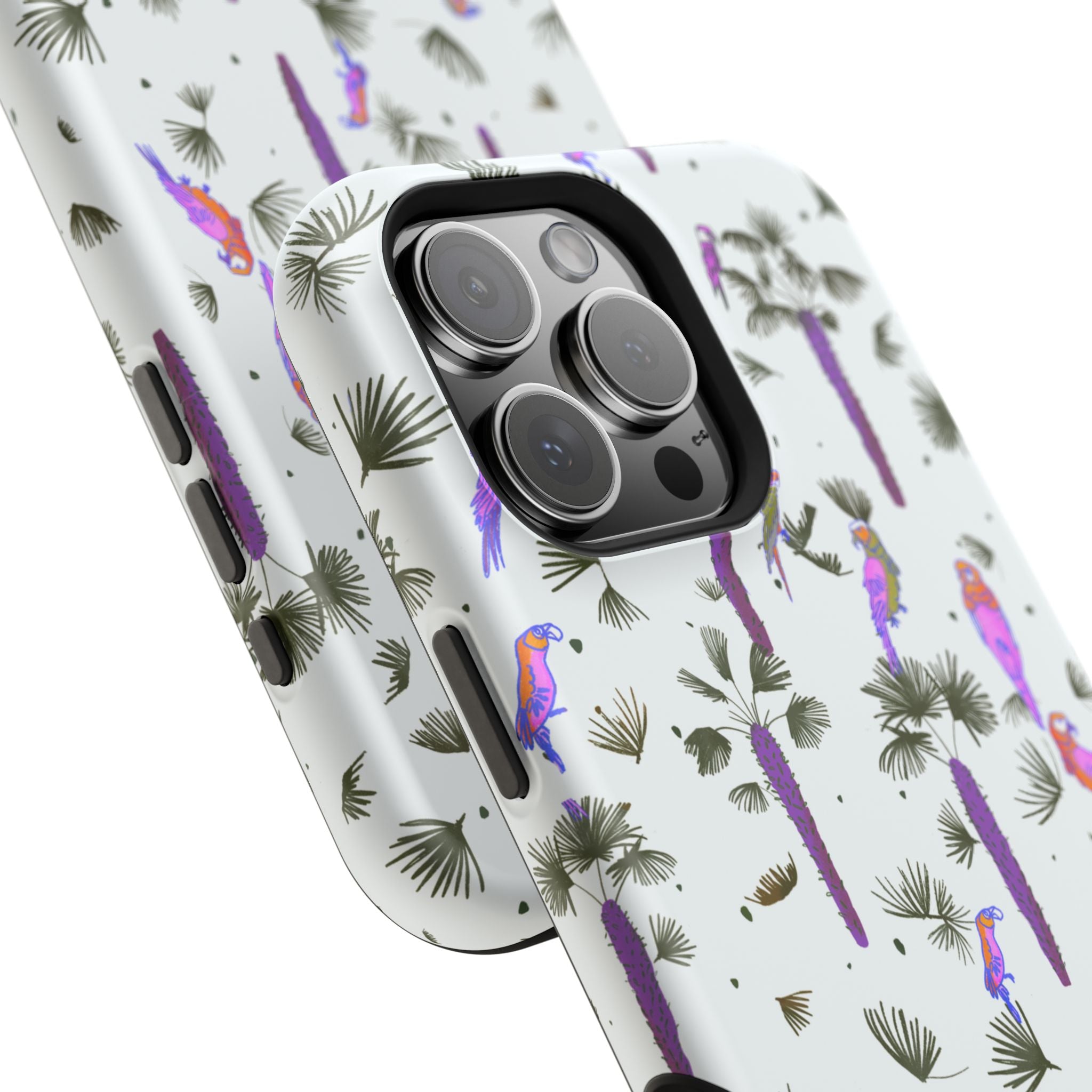 Tropical Paradise iPhone Case White