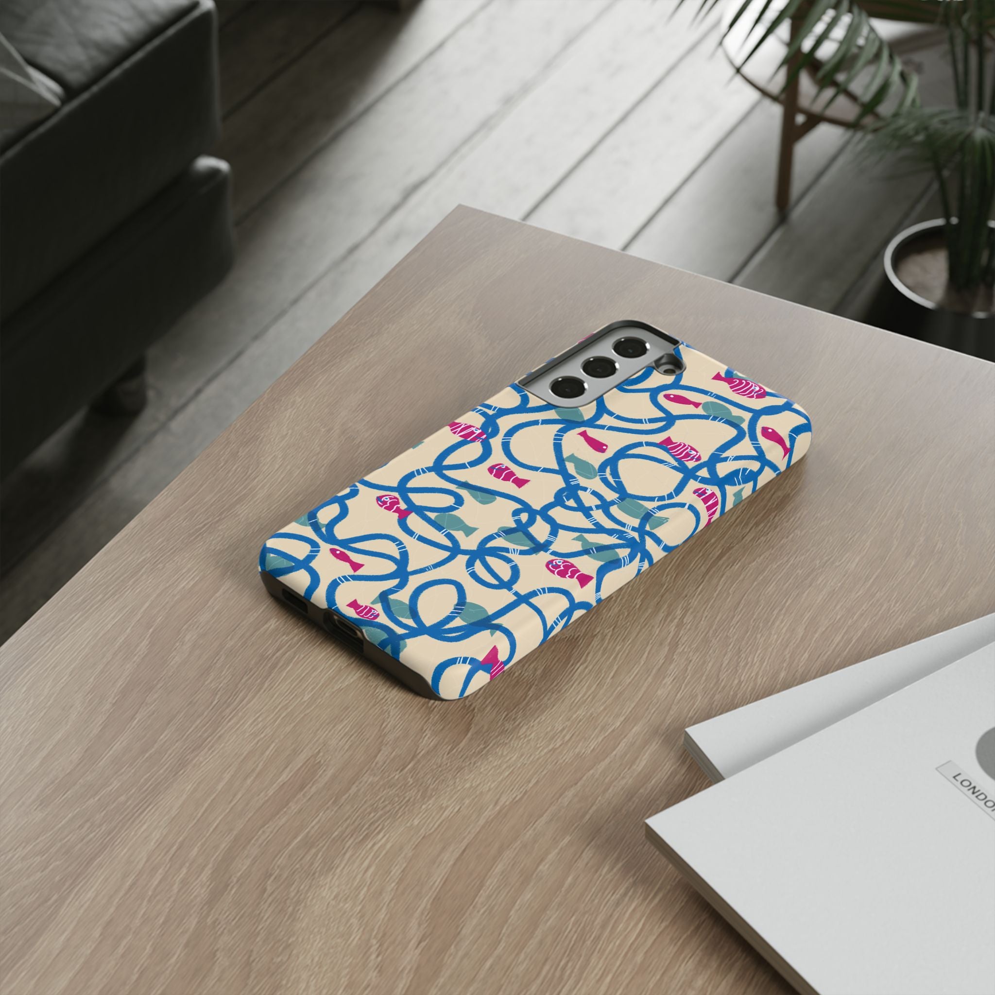 Good Catch – Coral Dance Tough Phone Case