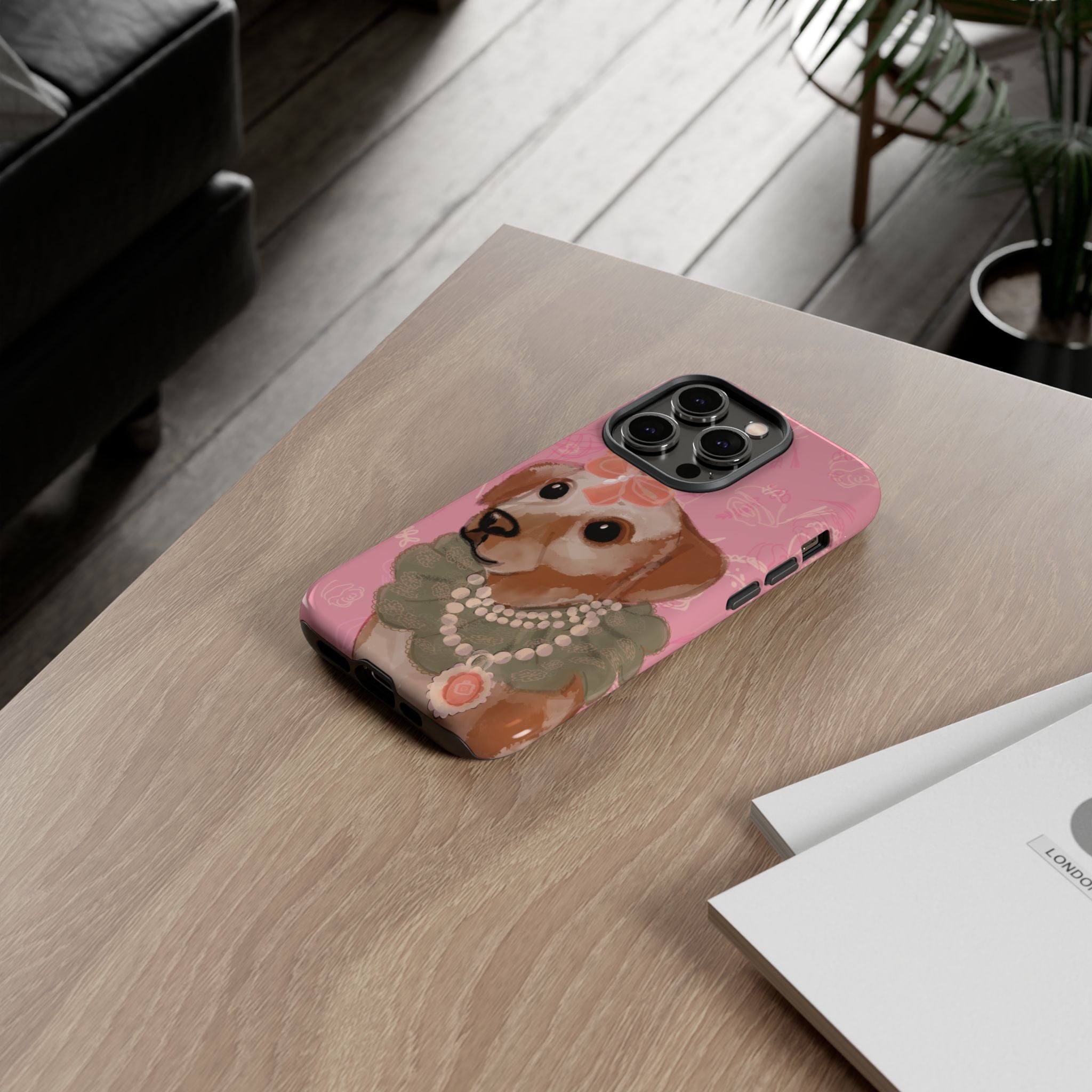 π Grande Dame Dog β Vintage Dog Portrait iPhone Case