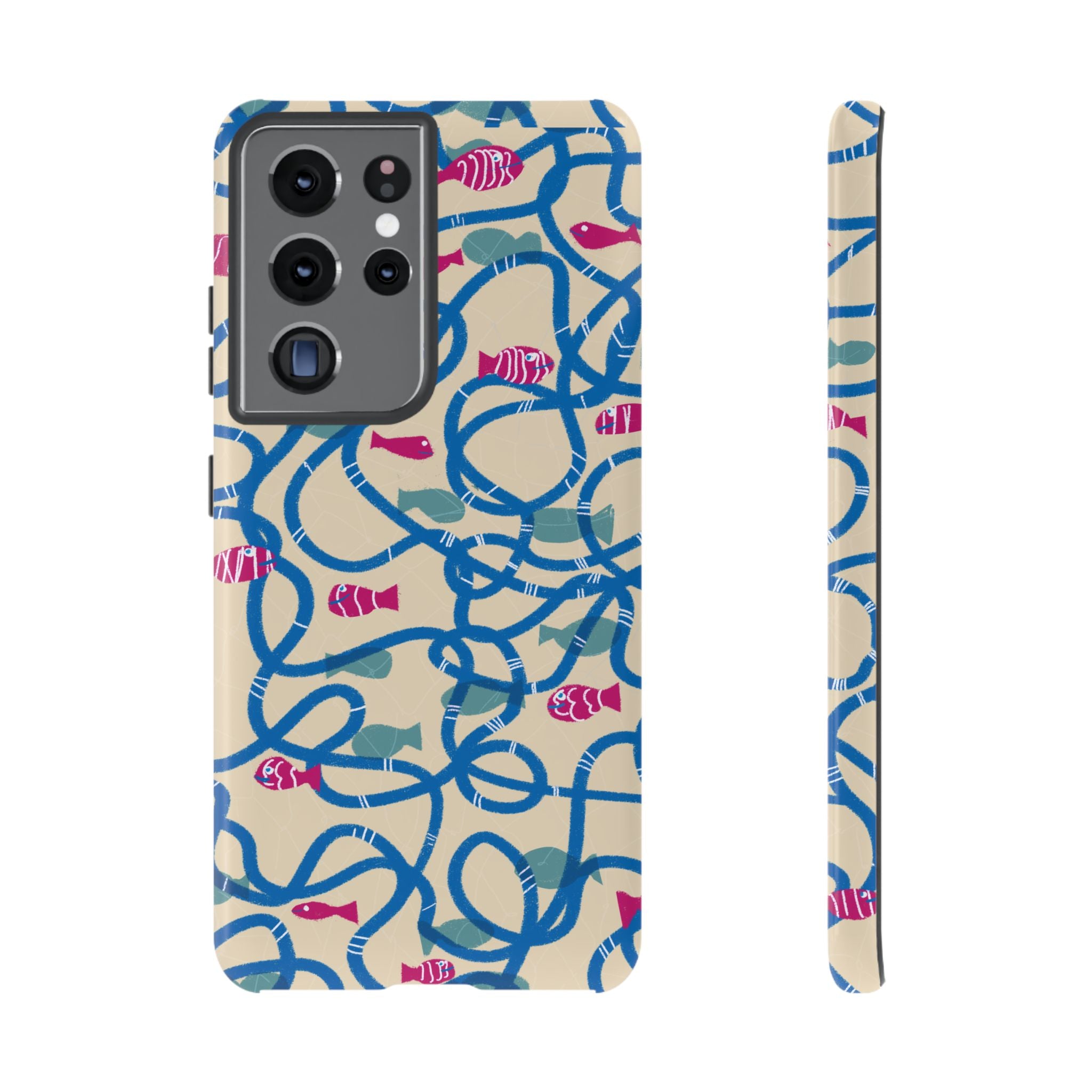 Good Catch – Coral Dance Tough Phone Case