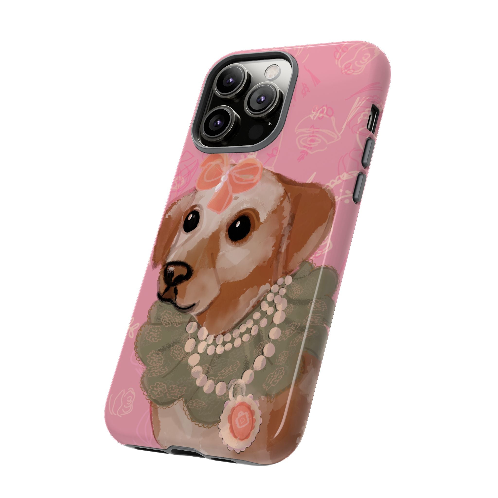 π Grande Dame Dog β Vintage Dog Portrait iPhone Case