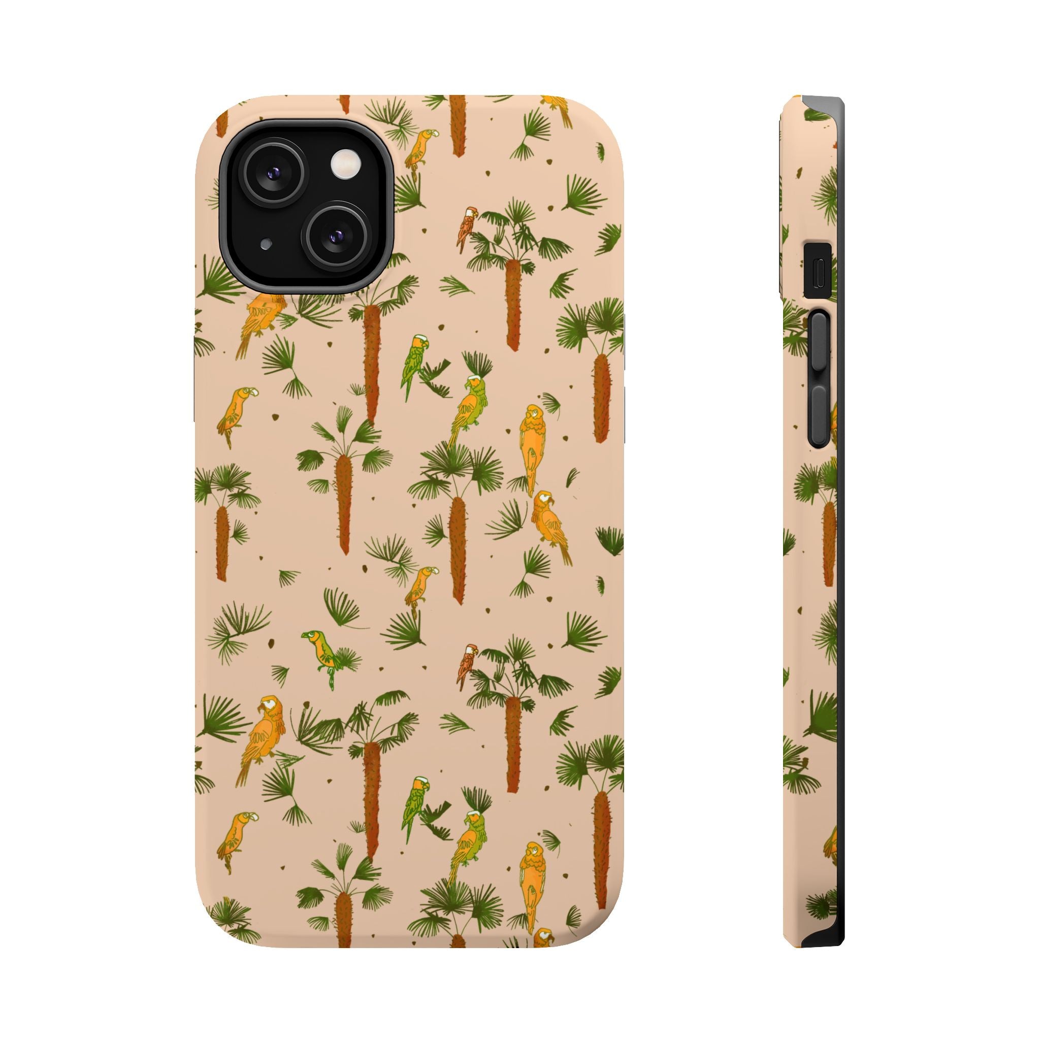 Tropical Paradise Magnetic Tough Case for iPhone Sandy Beige