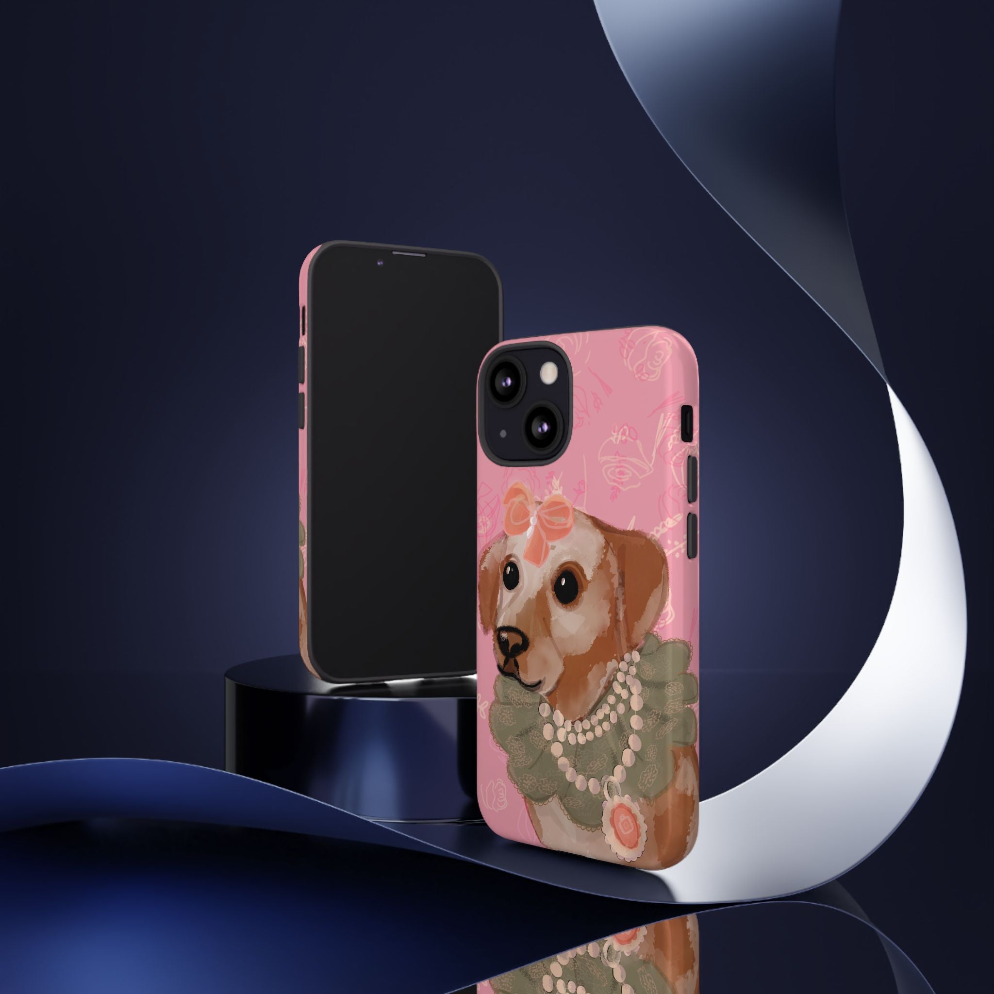 π Grande Dame Dog β Vintage Dog Portrait iPhone Case
