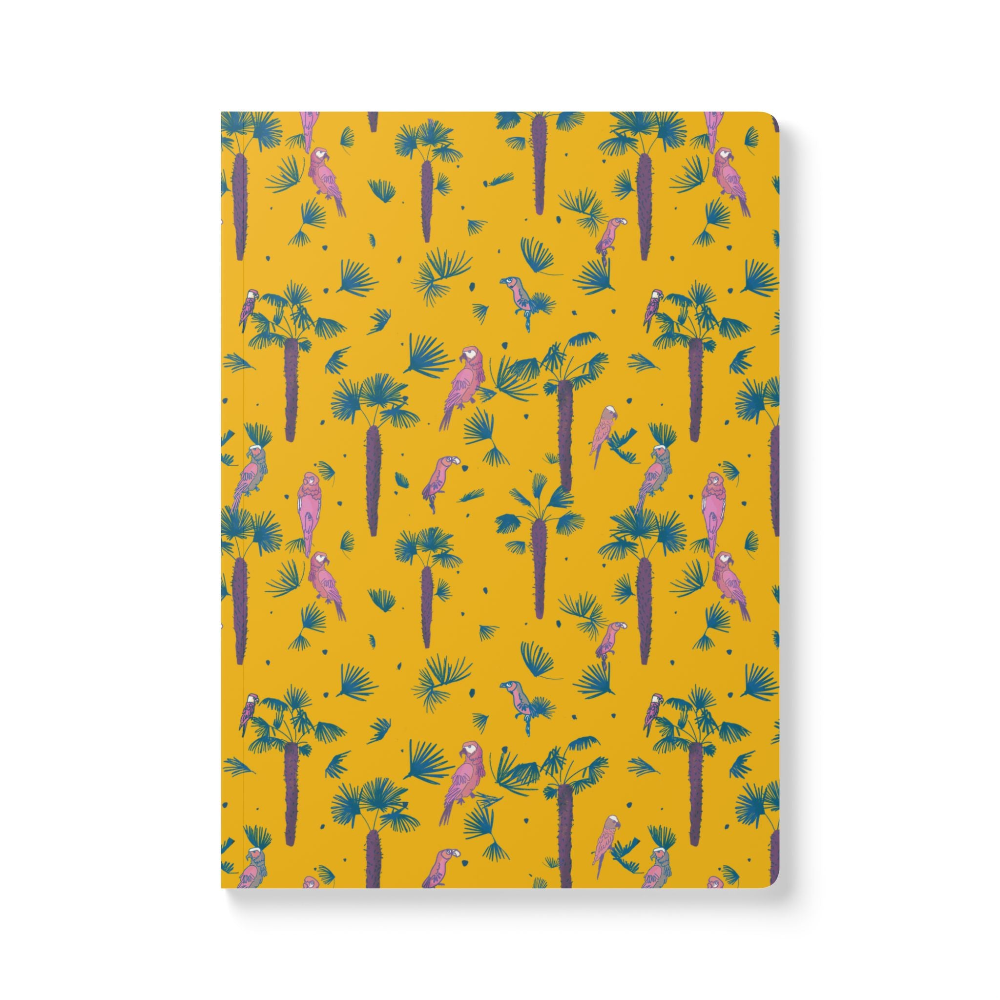 Tropical Paradise Softcover Journal Sunny Yellow