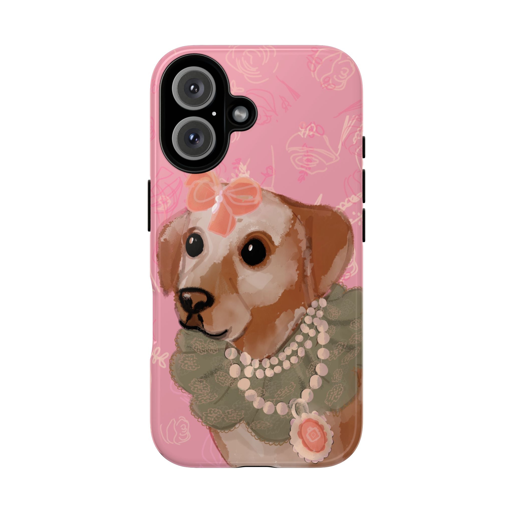 π Grande Dame Dog β Vintage Dog Portrait iPhone Case