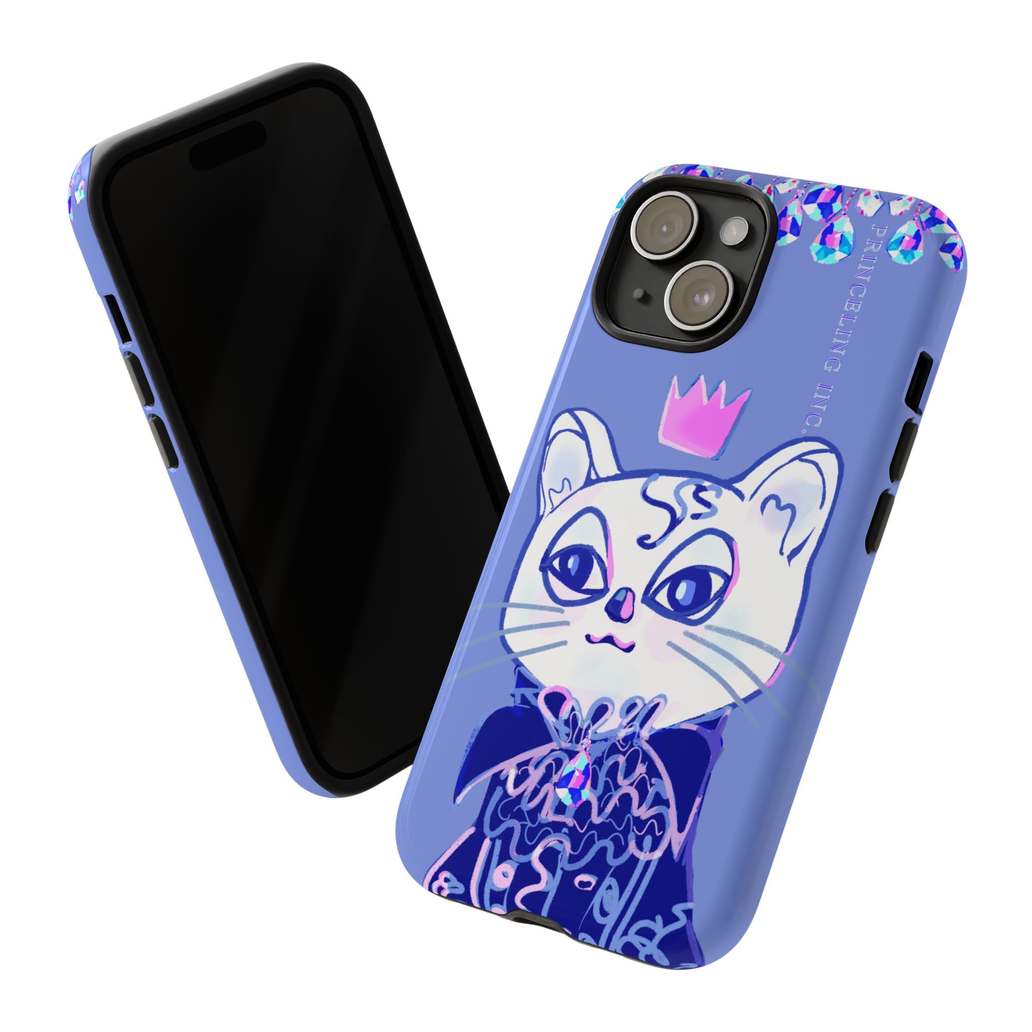 His Meowjesty iPhone Case – Purple Cat Royalty