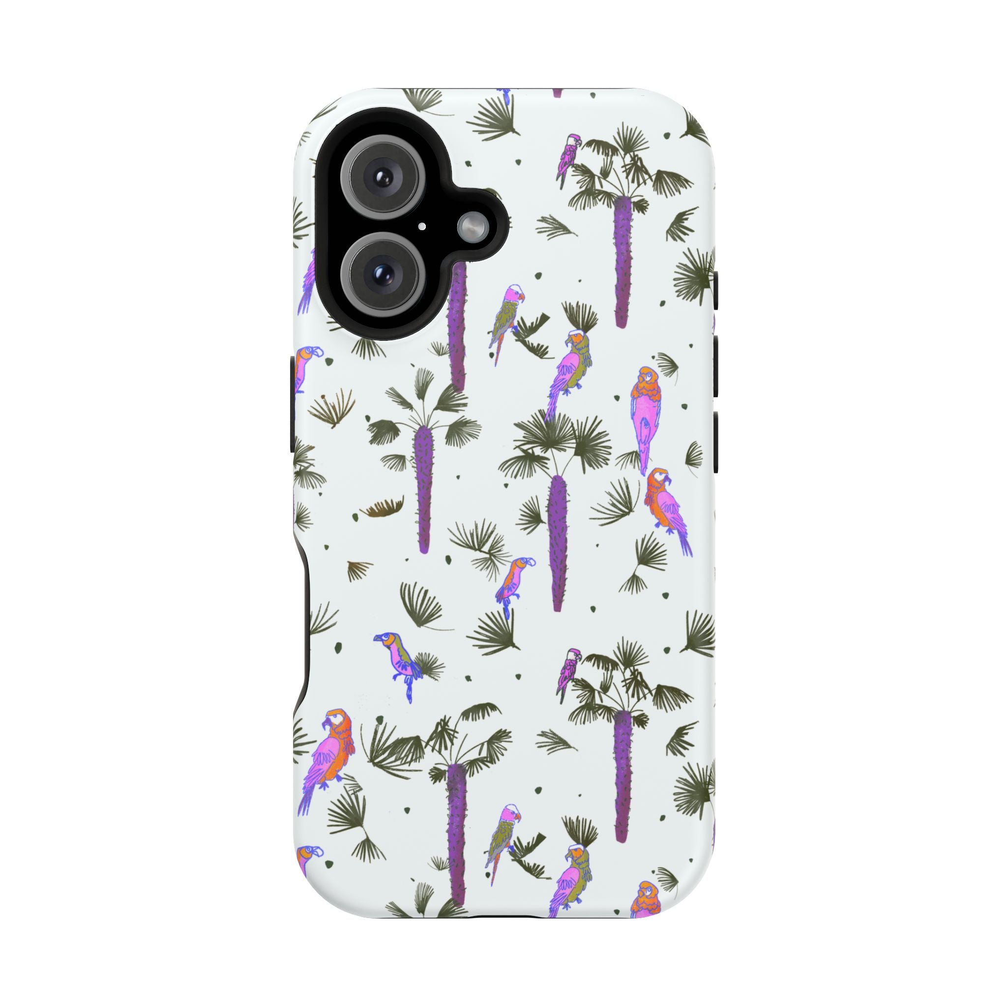 Tropical Paradise iPhone Case White