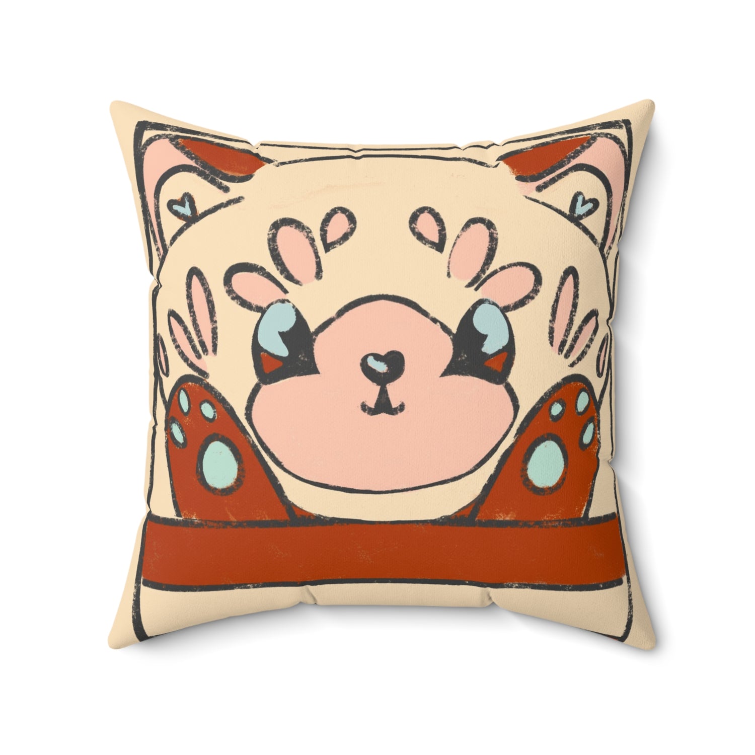 Red Panda Throw Pillow