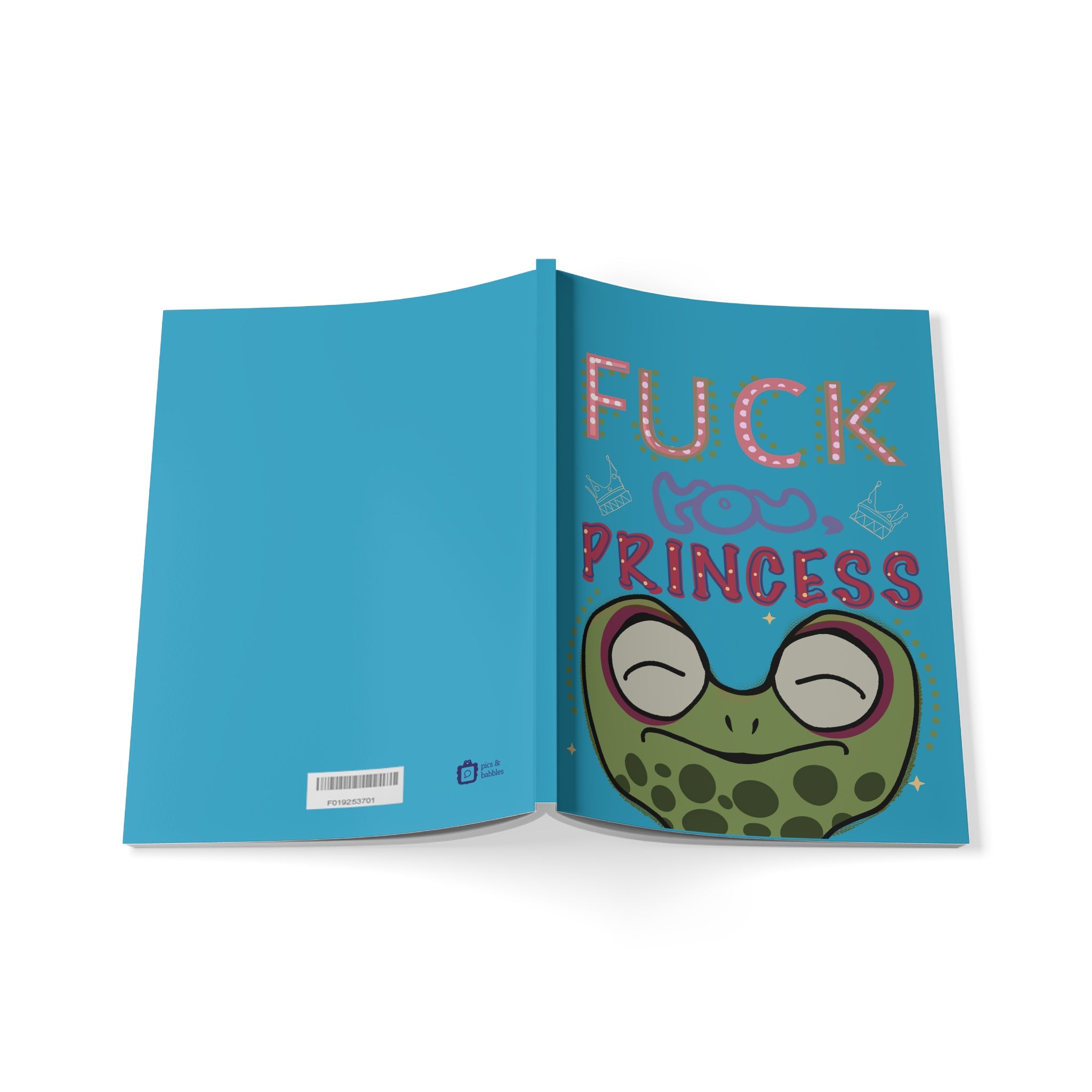 Frog Softcover Notebook, A5 Turquoise