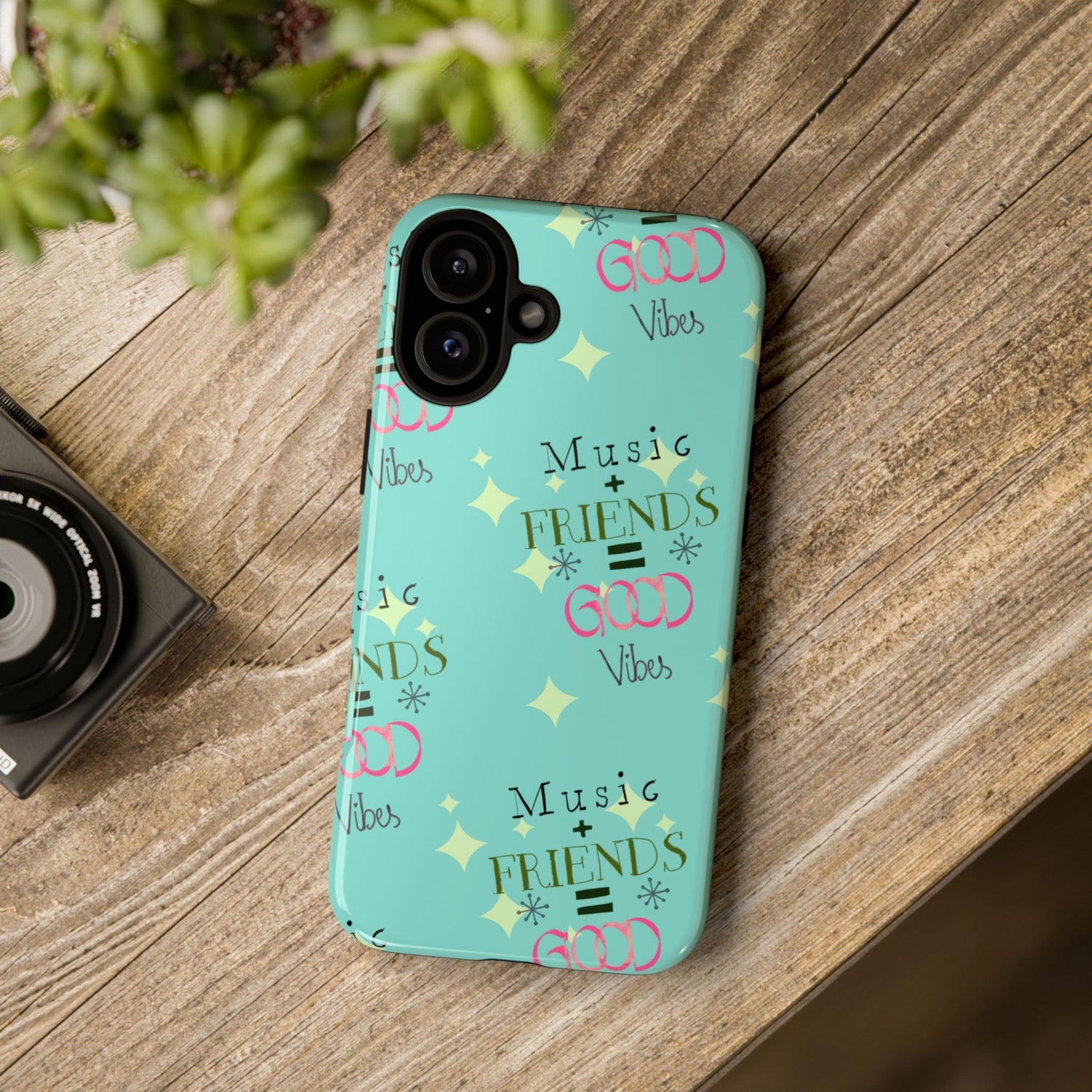 Good Vibes Case Mint Party