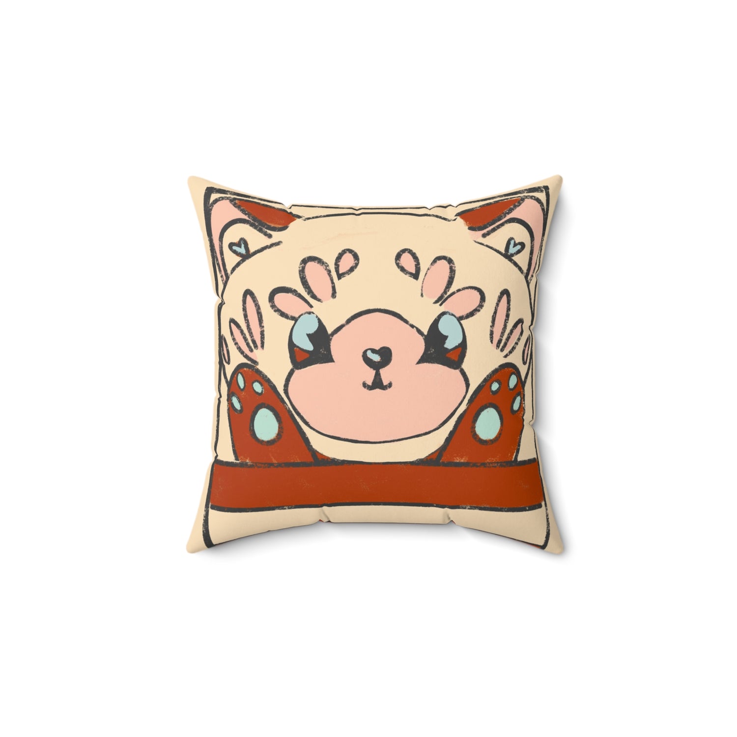 Red Panda Throw Pillow