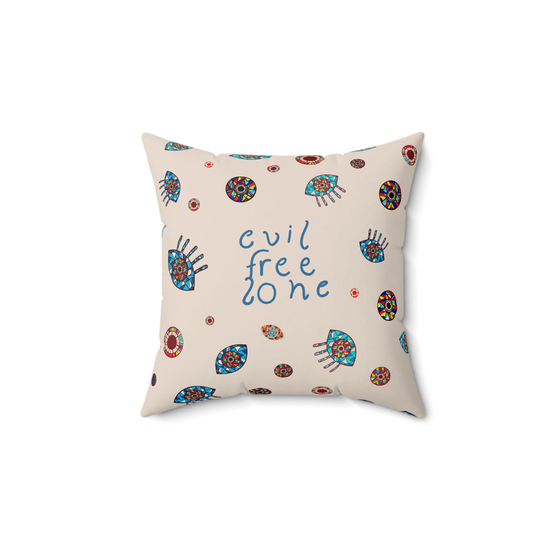 Evil Eye Throw Pillow