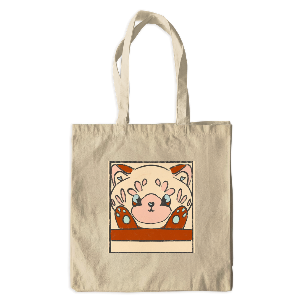 Red Panda Canvas Tote Bag