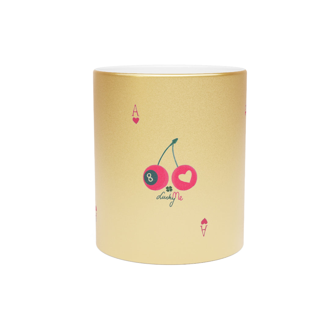 Lucky Cherry Metallic Mug