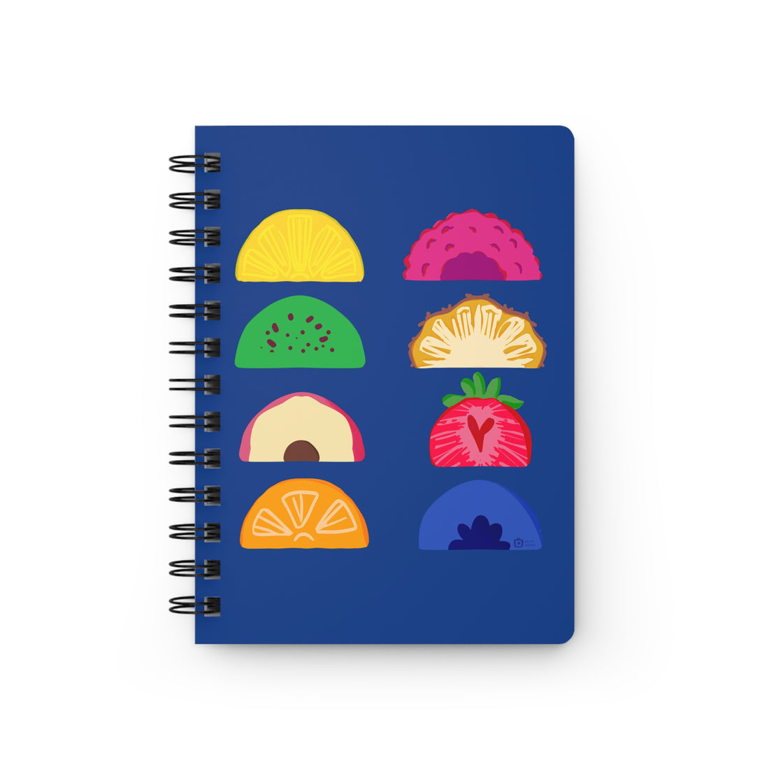 Tutti Frutti 5&quot;x7&quot; Spiral Bound Journal Blue