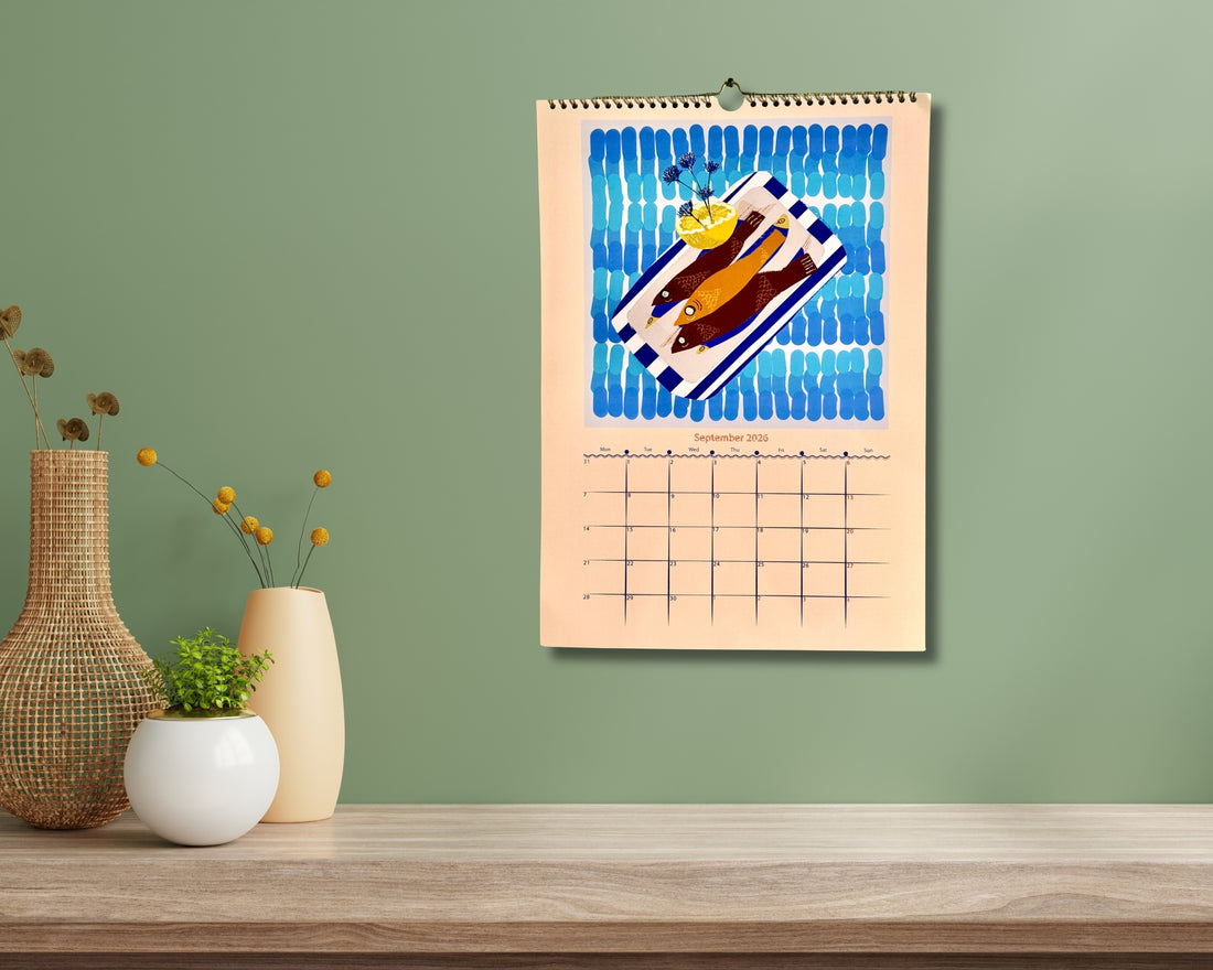 Coastal Days – Illustrated Wall Calendar 2026–2027