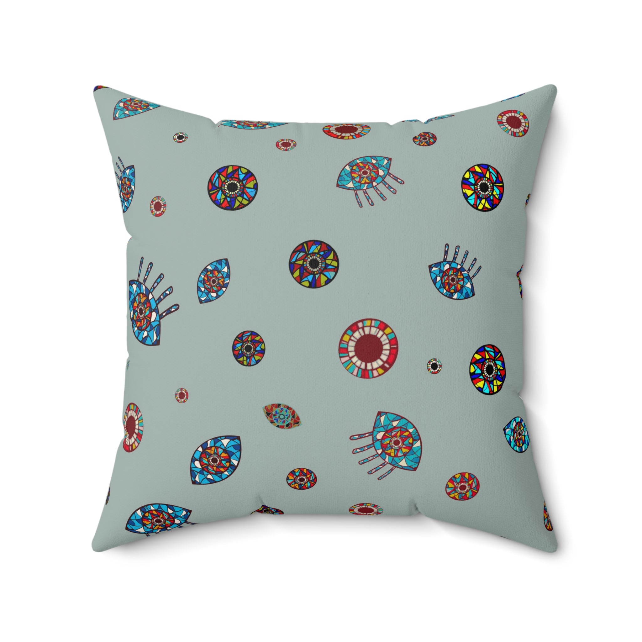 Evil Eye Throw Pillow