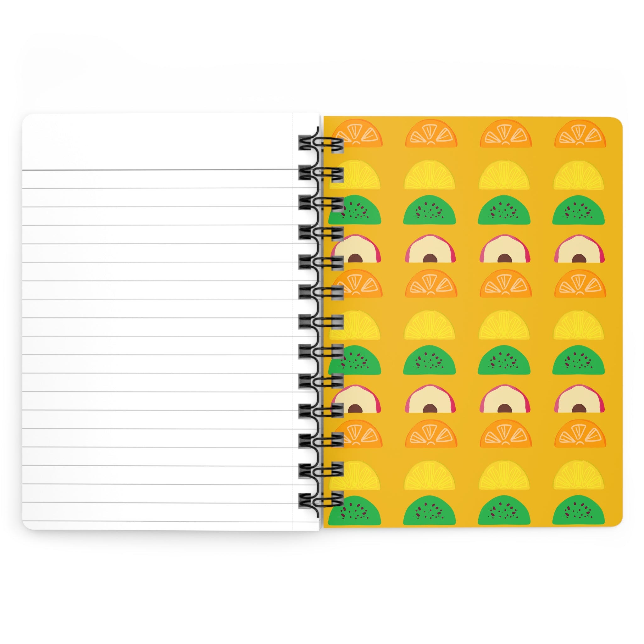 Tutti Frutti 5&quot;x7&quot; Spiral Bound Journal Yellow