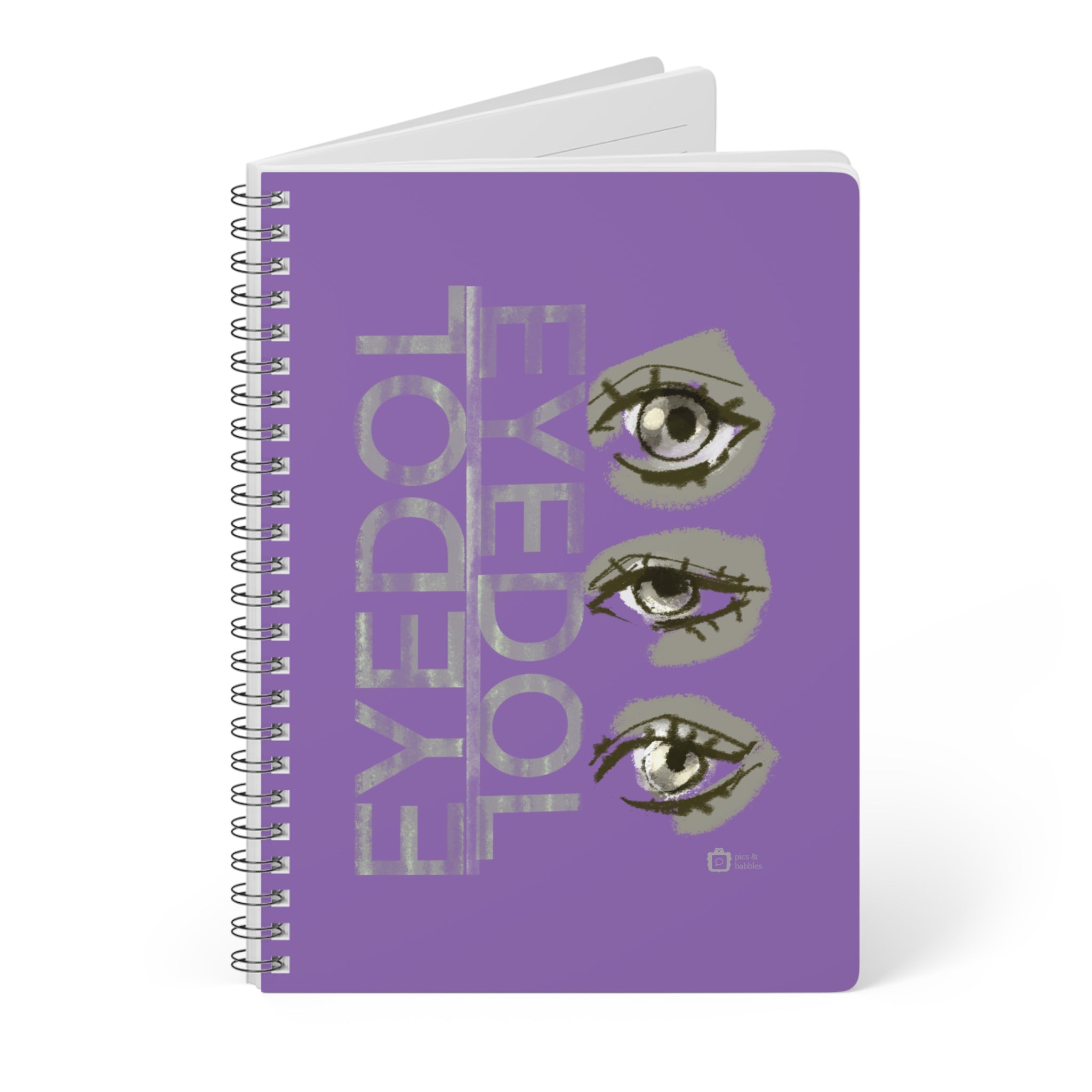 Eyedol Wire-bound Softcover Notebook, A5 5.9&quot; x 8.3&quot; (14.7 x 21.1cm)