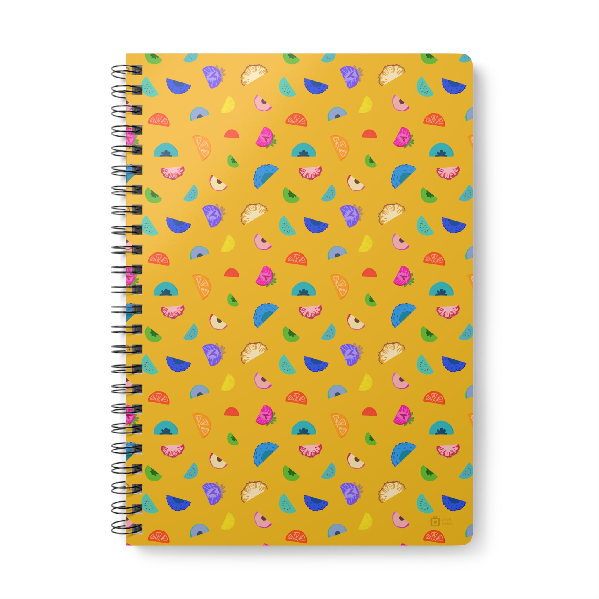 Tutti Frutti VII Wire-bound Softcover Notebook, A5 5.9&quot; x 8.3&quot; (14.7 x 21.1cm)