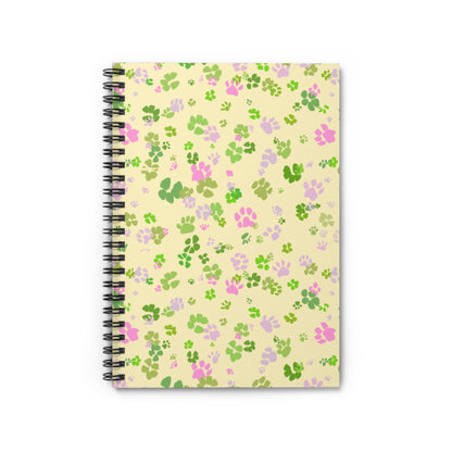 🌞 Whimsy Paws Meadow – Sunny Edition Spiral Notebook
