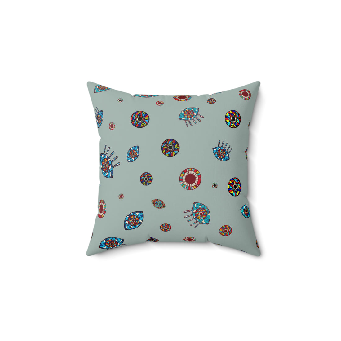 Evil Eye Throw Pillow