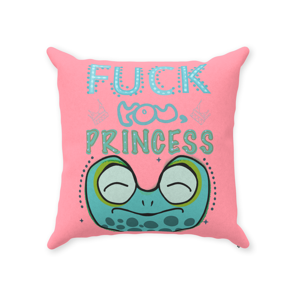 Sassy Frog Throw Pillow