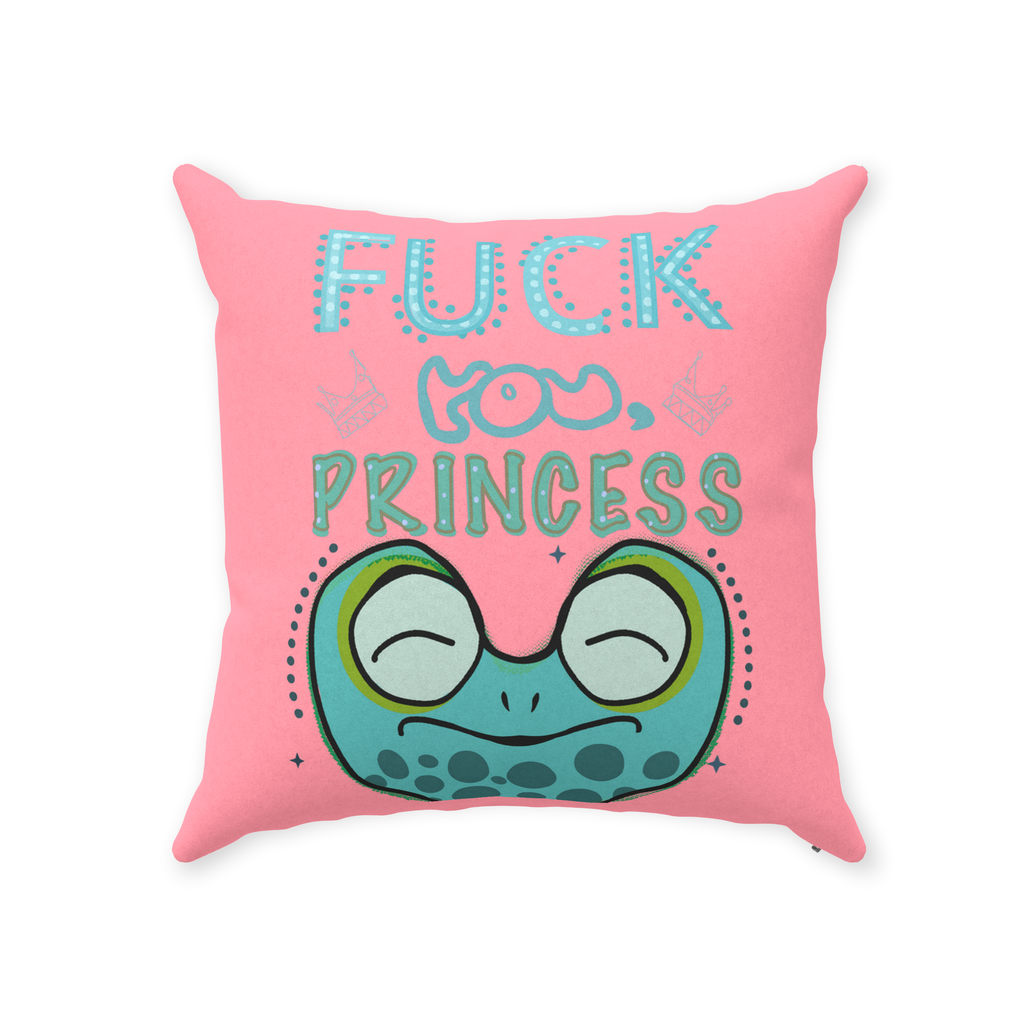 Sassy Frog Throw Pillow